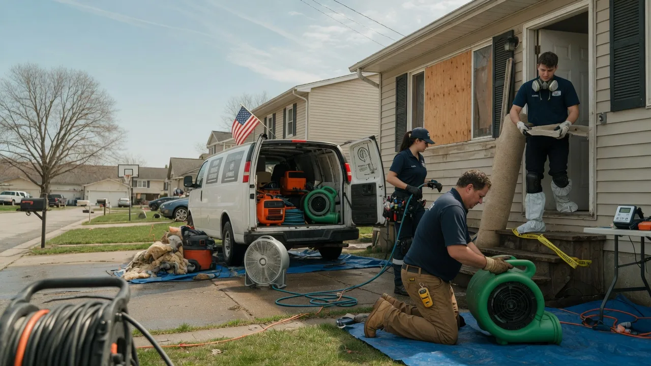 Water Damage Restoration in Hampton, IA near me